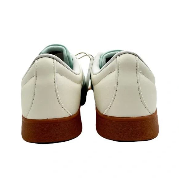 ADIDAS Women’s VL Court Base Cream and Light Blue Sneakers, Size 9 - Picture 5 of 13